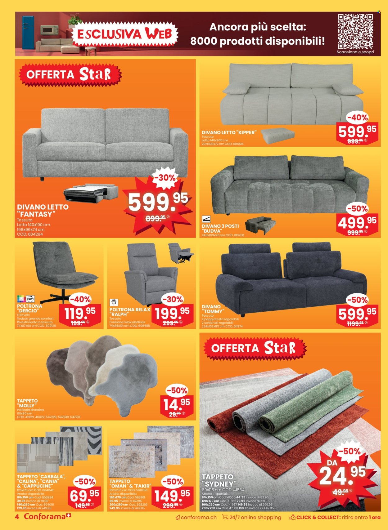 Catalogue Conforama - 10.12.2025 - 23.12.2025. Page 4. Page 4