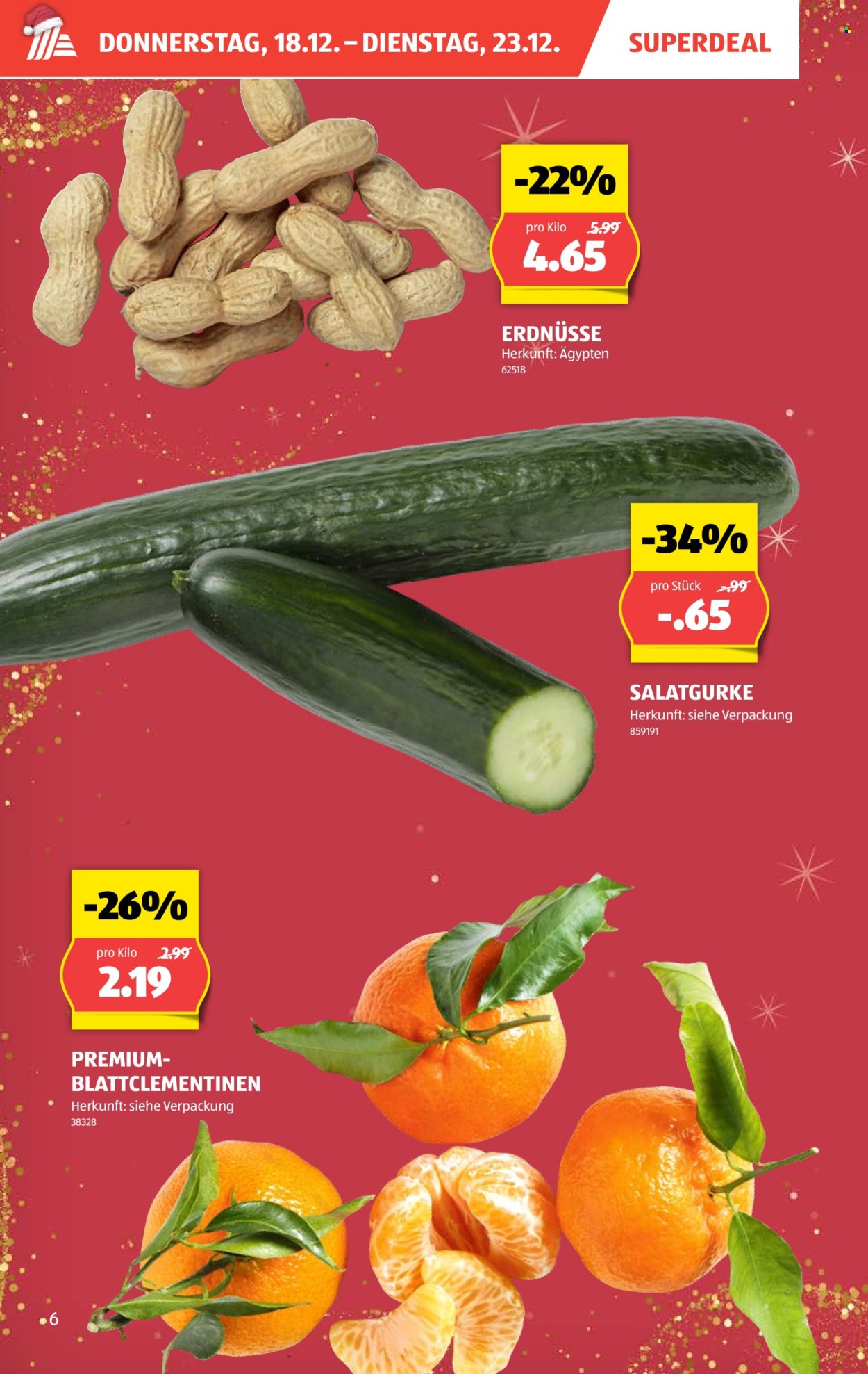 Catalogue Aldi - 18.12.2025 - 23.12.2025. Page 6. Page 6