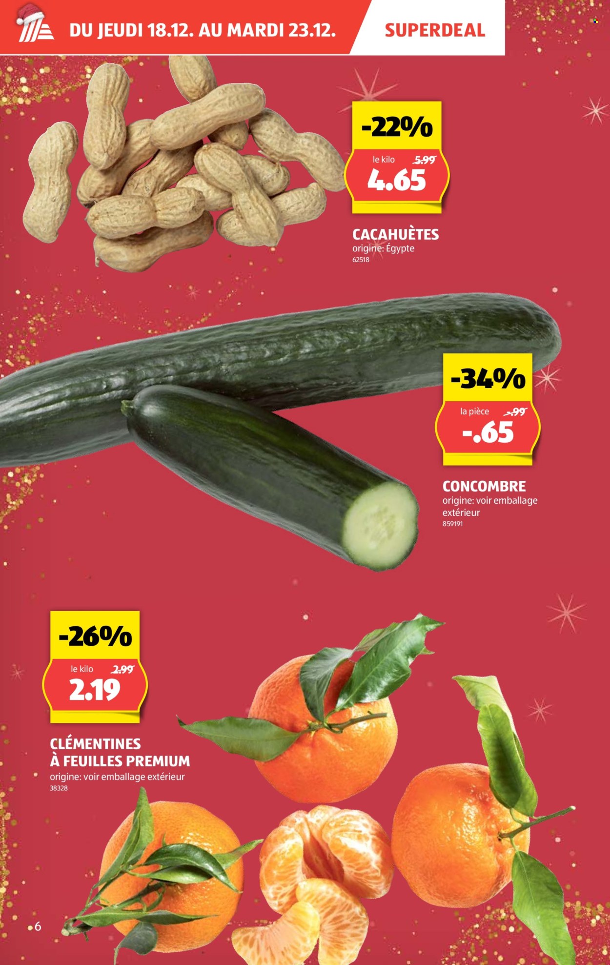 Catalogue Aldi - 18.12.2025 - 23.12.2025. Page 6. Page 6
