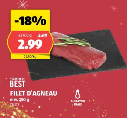 Filet d’agneau