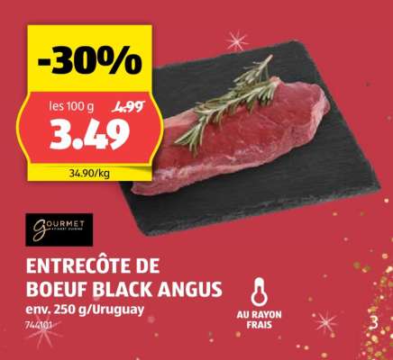 Entrecôte de bœuf Black Angus