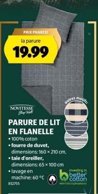 Parure de lit en flanelle