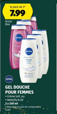 NIVEA GEL DOUCHE POUR FEMMES
