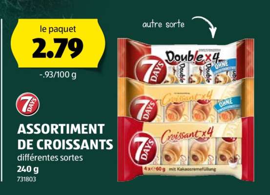ASSORTIMENT DE CROISSANTS