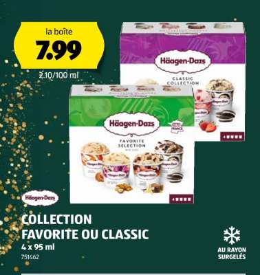 Häagen-Dazs COLLECTION FAVORITE OU CLASSIC