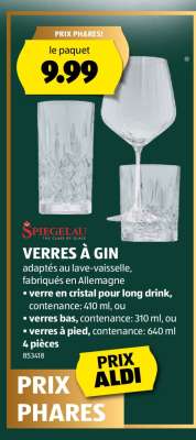 VERRES À GIN