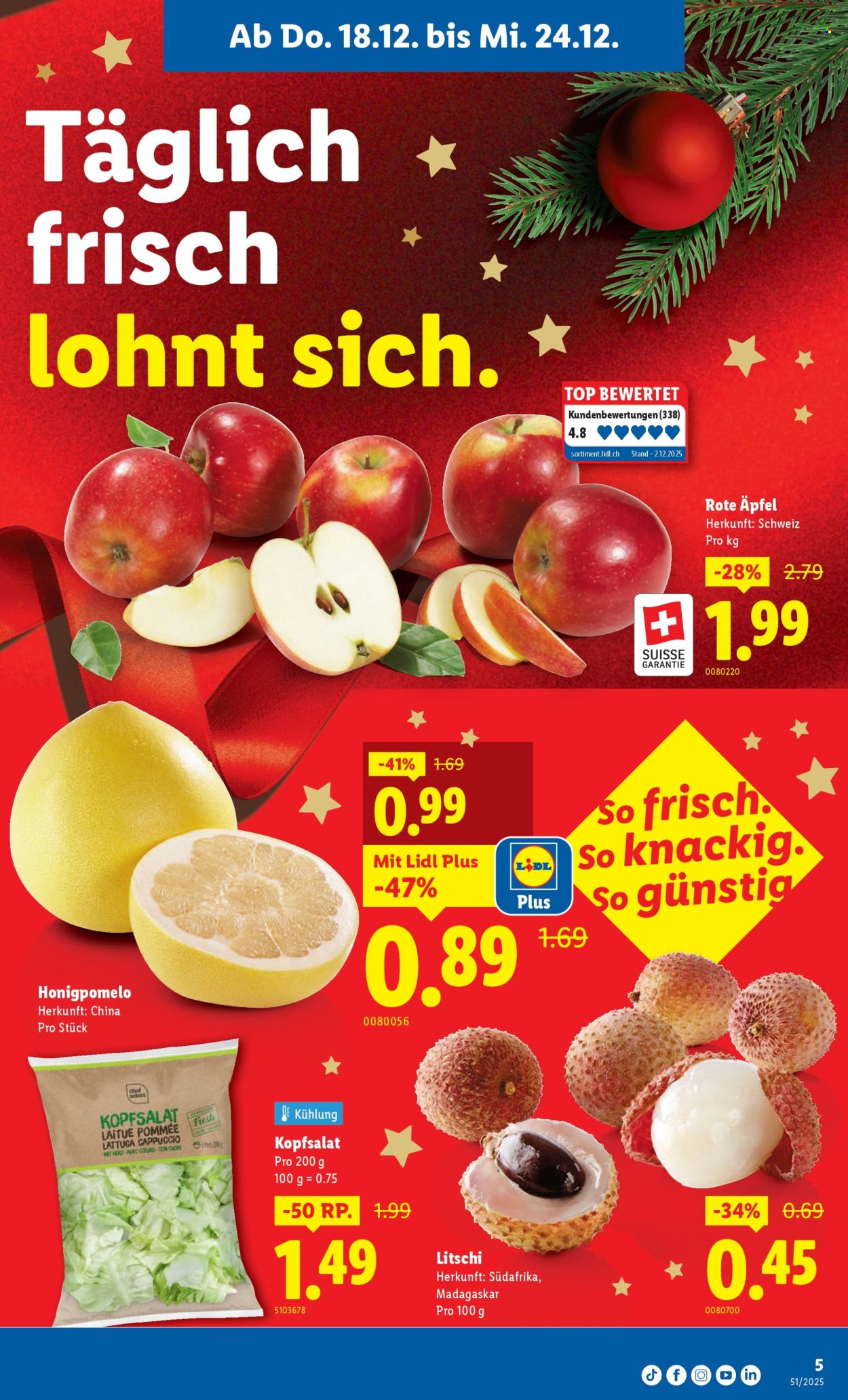 Catalogue Lidl - 18.12.2025 - 24.12.2025. Page 5. Page 5