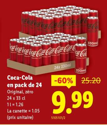 Coca-Cola en pack de 24