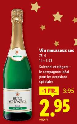 Burg Schoneck Sekt Trocken