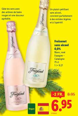 Freixenet sans alcool 0,0%