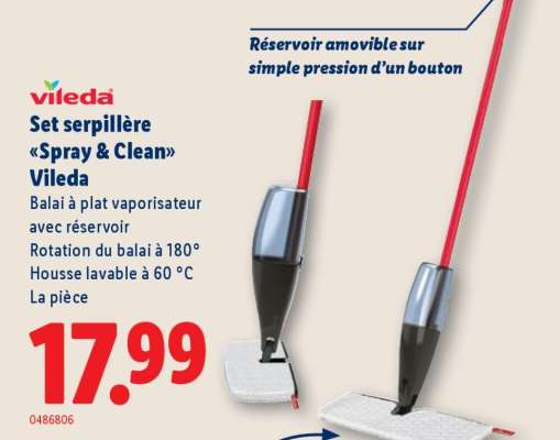 Set serpillère «Spray & Clean» Vileda