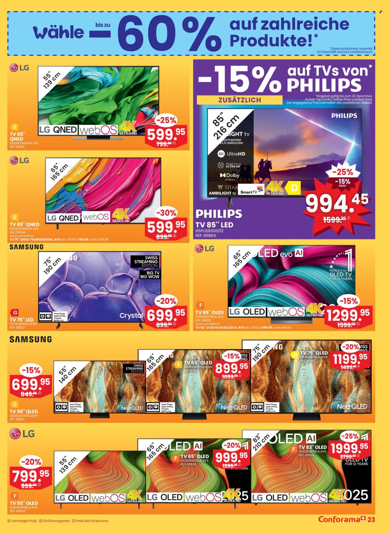 Catalogue Conforama - 17.12.2025 - 30.12.2025. Page 23. Page 23