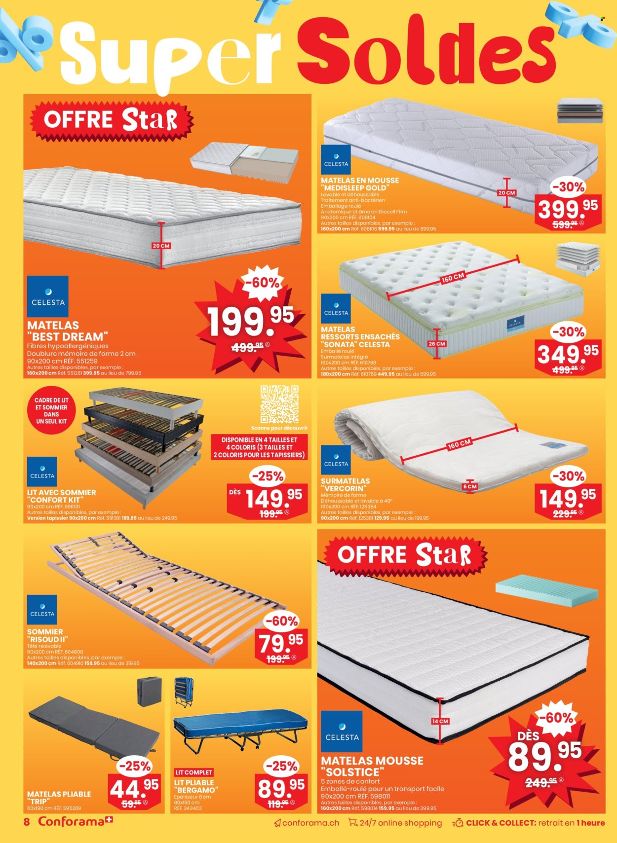 Catalogue Conforama - 17.12.2025 - 30.12.2025. Page 8. Page 8