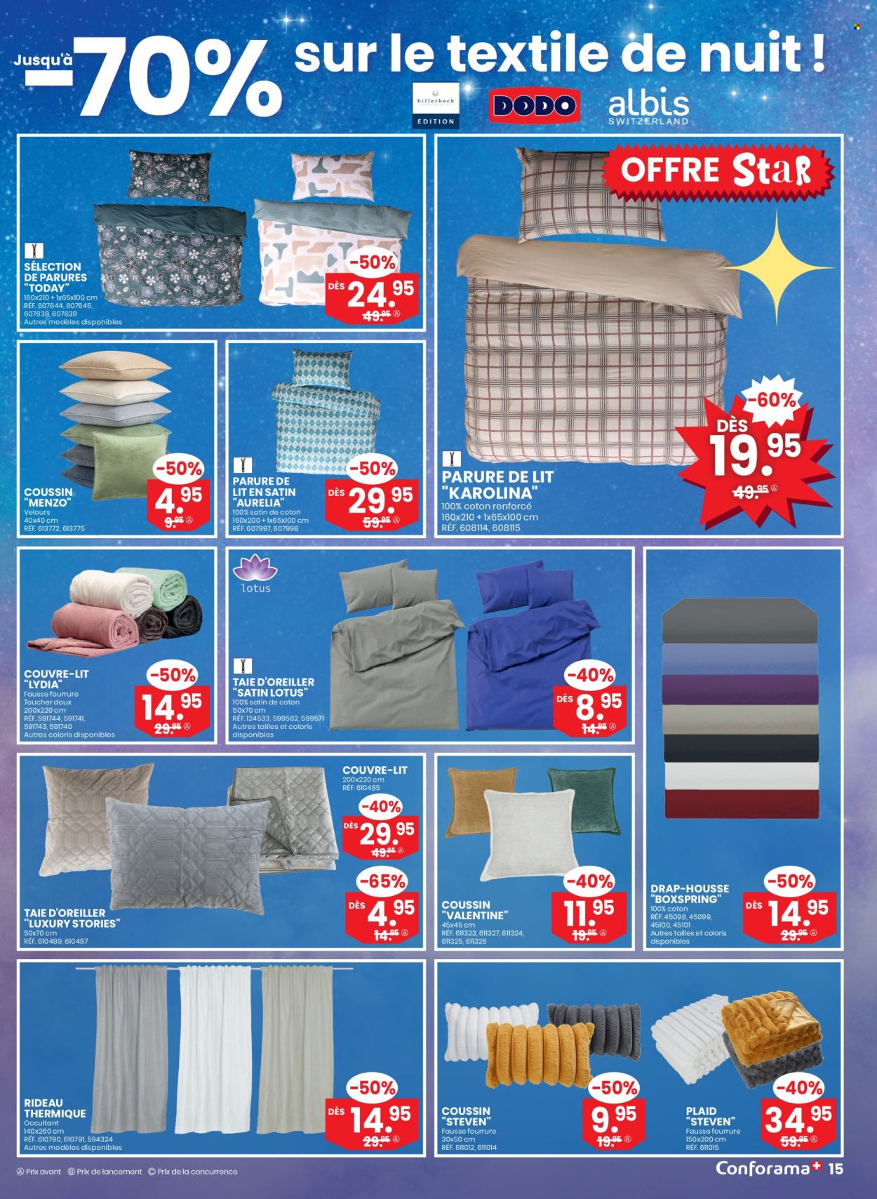 Catalogue Conforama - 17.12.2025 - 30.12.2025. Page 15. Page 15