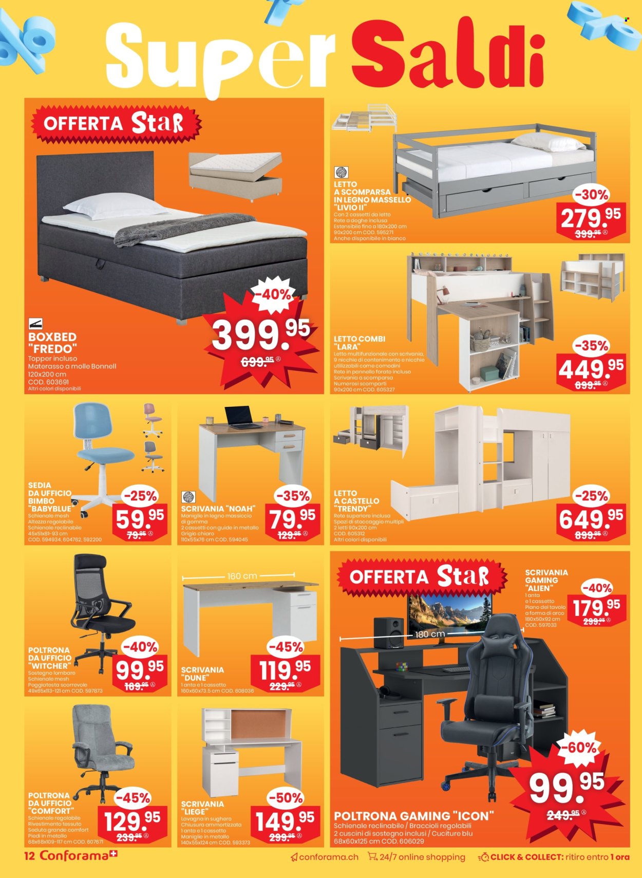 Catalogue Conforama - 17.12.2025 - 30.12.2025. Page 12. Page 12