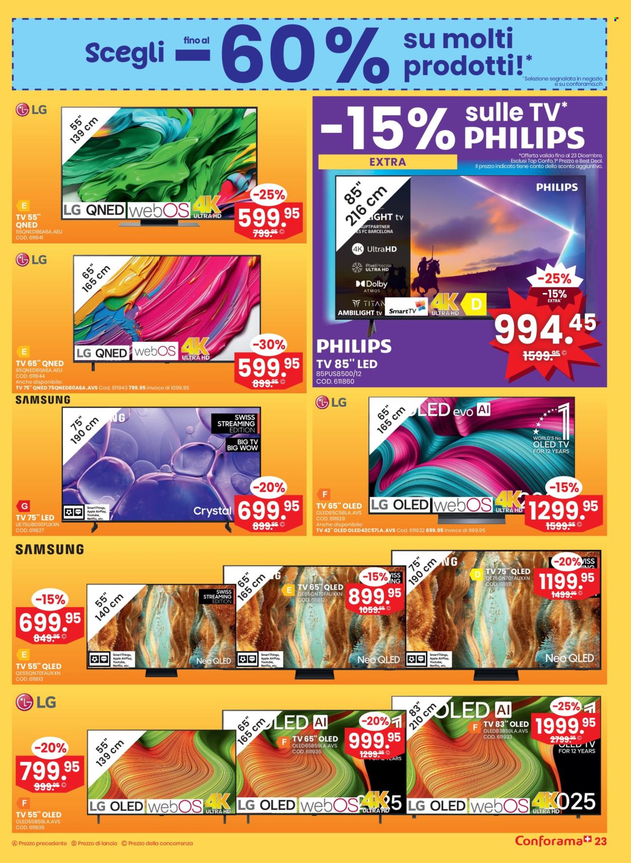 Catalogue Conforama - 17.12.2025 - 30.12.2025. Page 23. Page 23