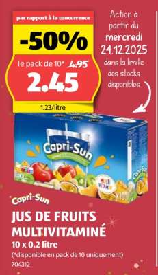 Capri-Sun Jus de Fruits Multivitaminé