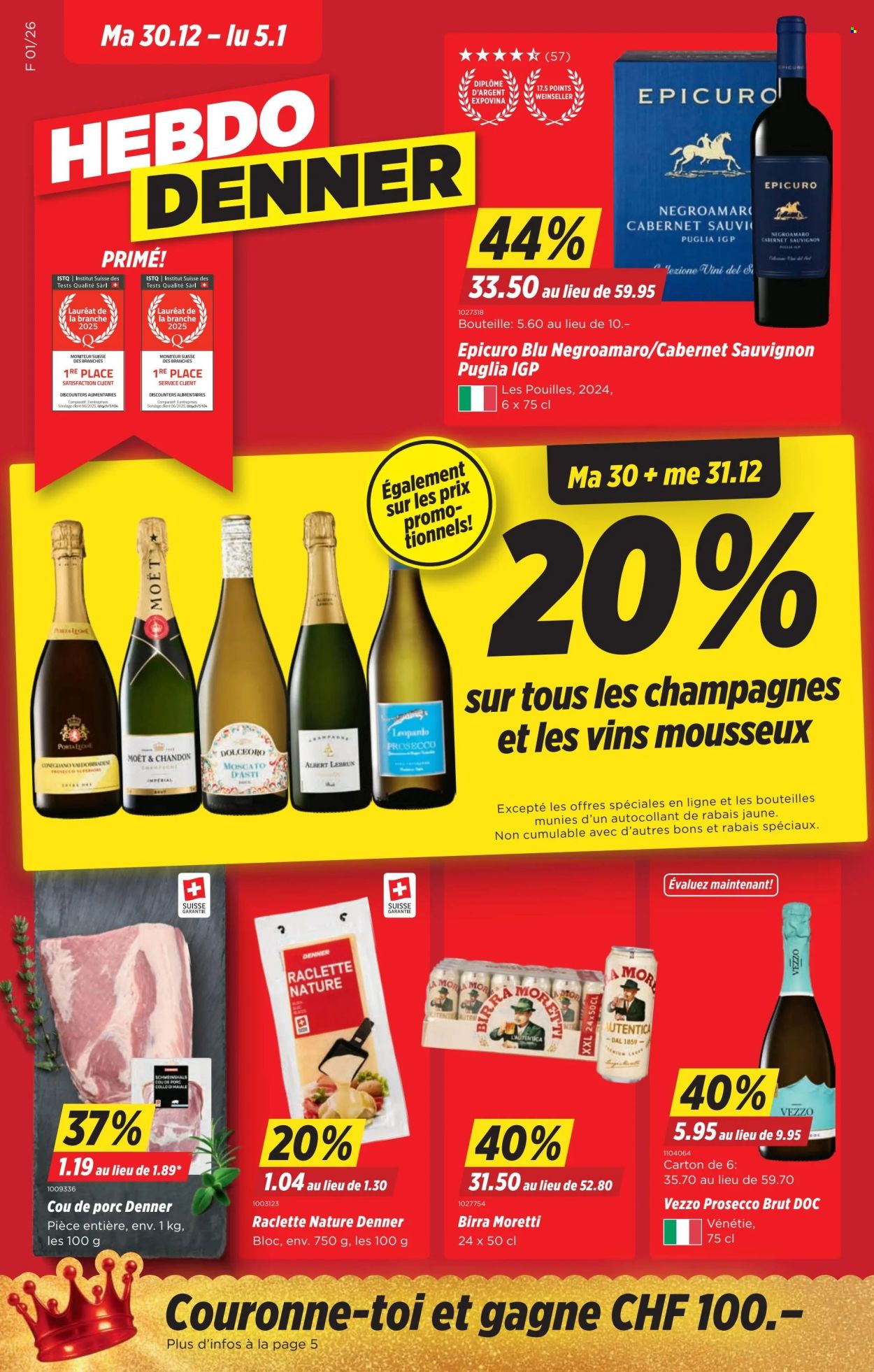 Catalogue Denner - 30.12.2025 - 5.1.2026. Page 1. Page 1