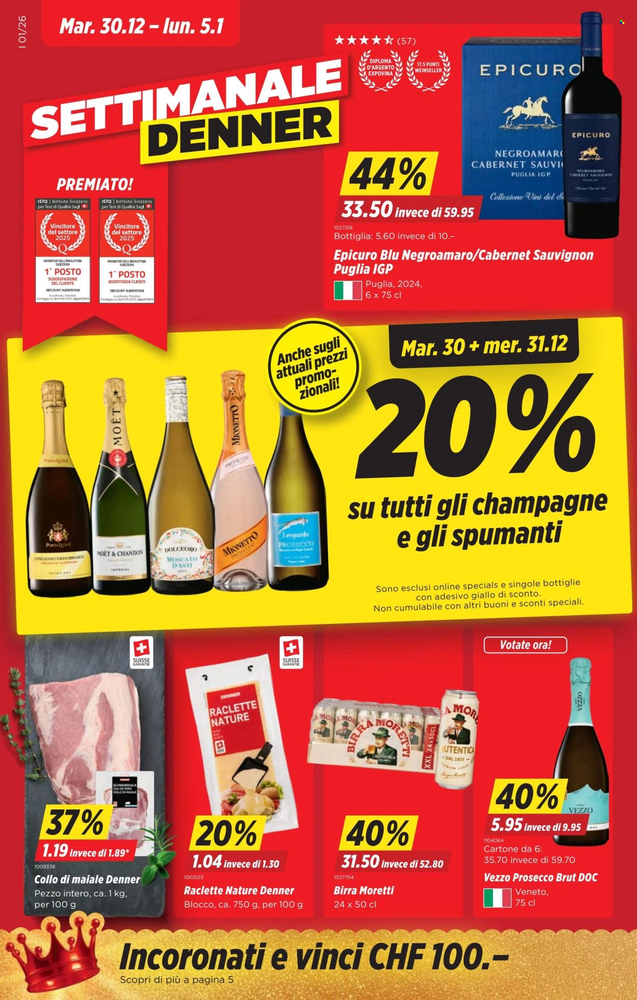 Catalogue Denner - 30.12.2025 - 5.1.2026. Page 1. Page 1