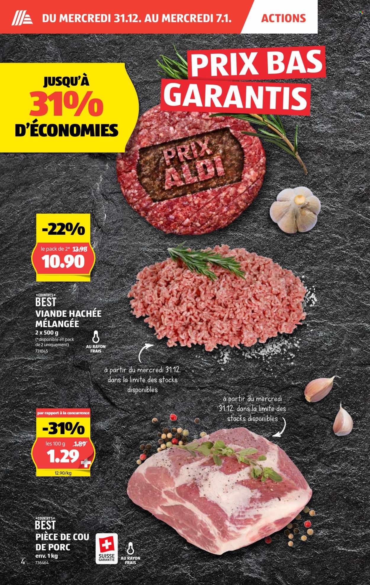 Catalogue Aldi - 31.12.2025 - 7.1.2026. Page 4. Page 4