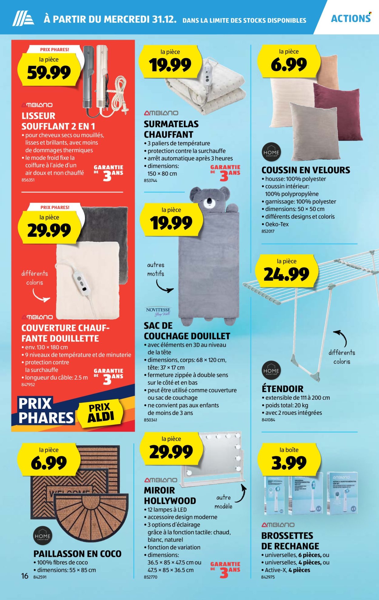 Catalogue Aldi - 31.12.2025 - 7.1.2026. Page 16. Page 16