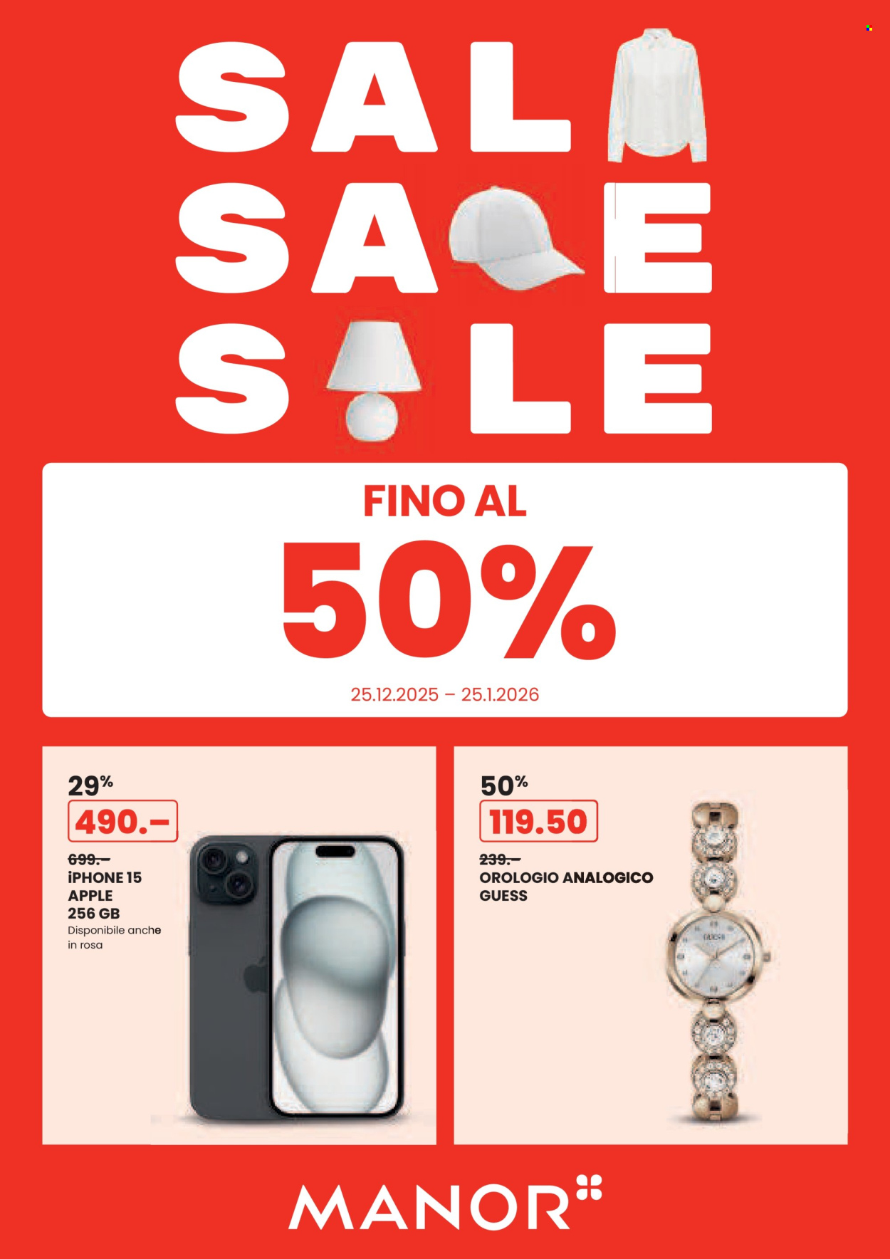 Catalogue Manor - 25.12.2025 - 25.1.2026. Page 1. Page 1