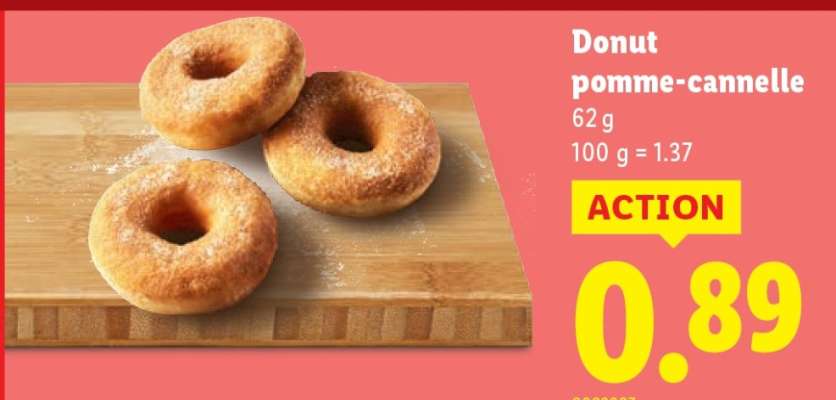 Donut pomme-cannelle