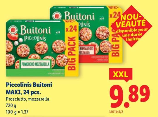 Piccolinis Buitoni MAXI, 24 pcs.