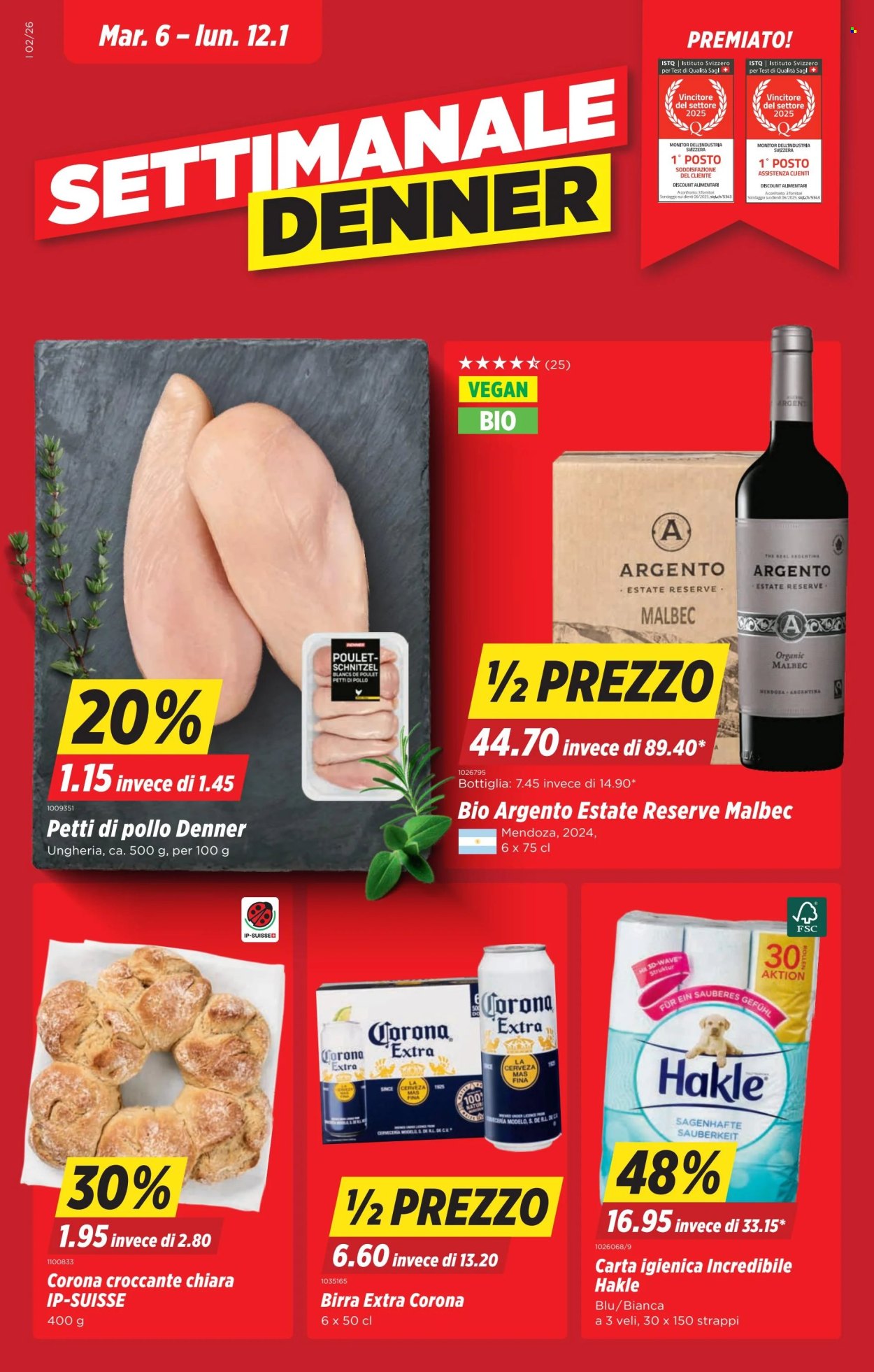 Catalogue Denner - 6.1.2026 - 12.1.2026. Page 1. Page 1