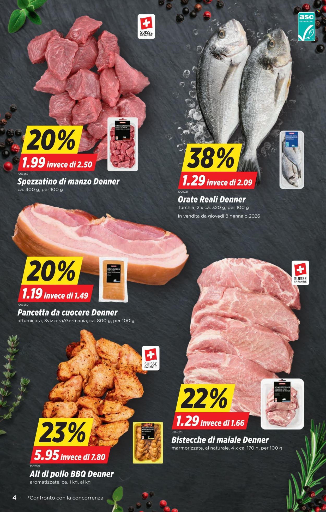 Catalogue Denner - 6.1.2026 - 12.1.2026. Page 4. Page 4