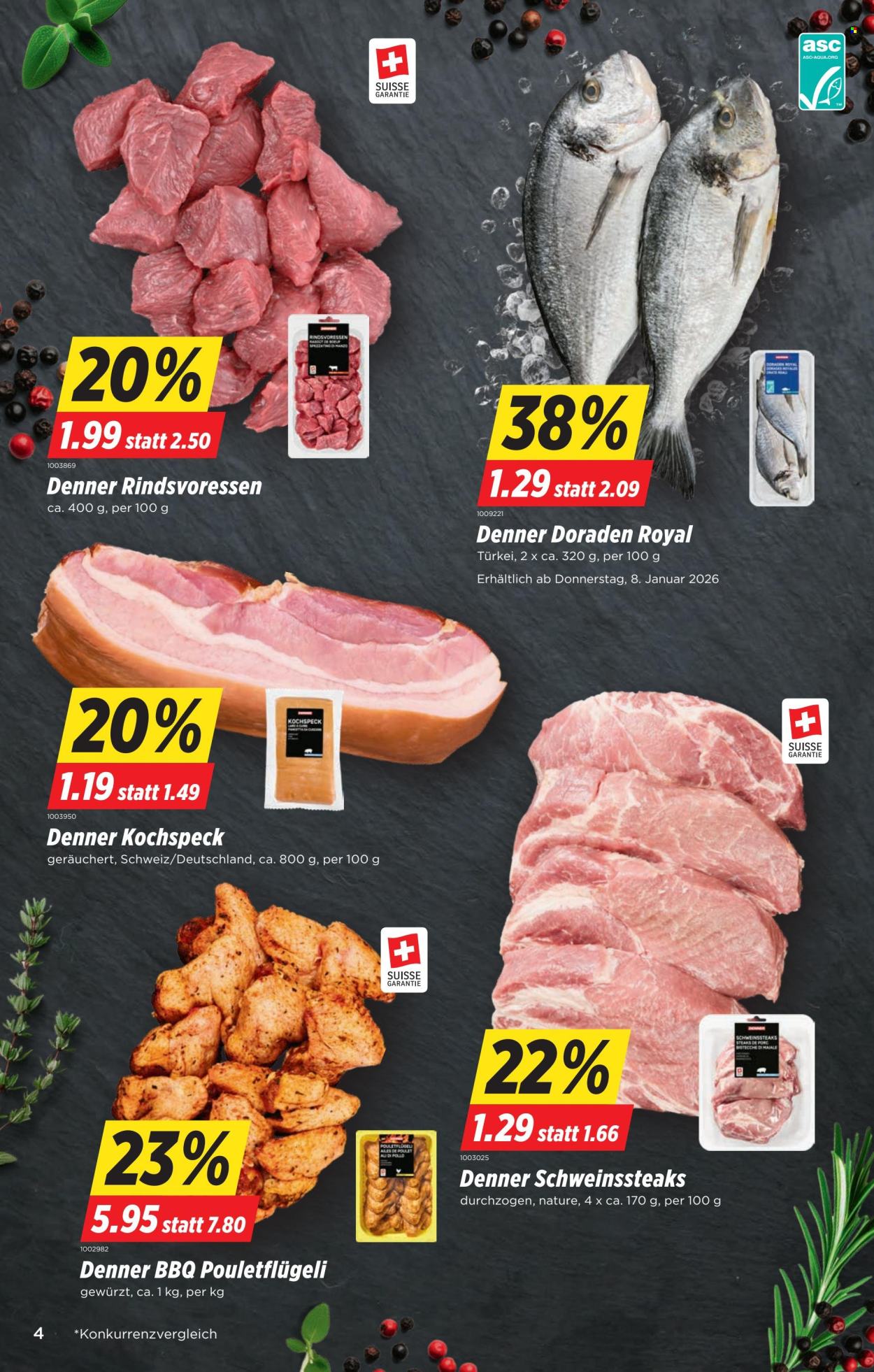 Catalogue Denner - 6.1.2026 - 12.1.2026. Page 4. Page 4