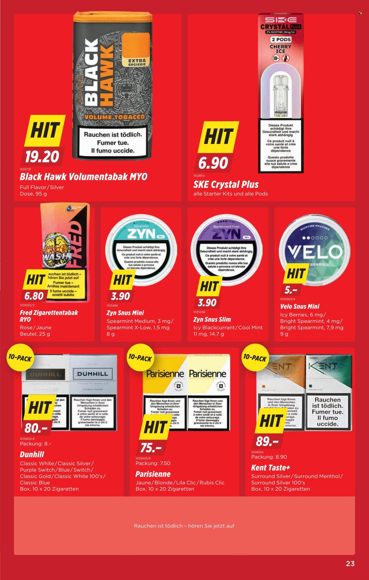 Catalogue Denner - 6.1.2026 - 12.1.2026. Page 23. Page 23