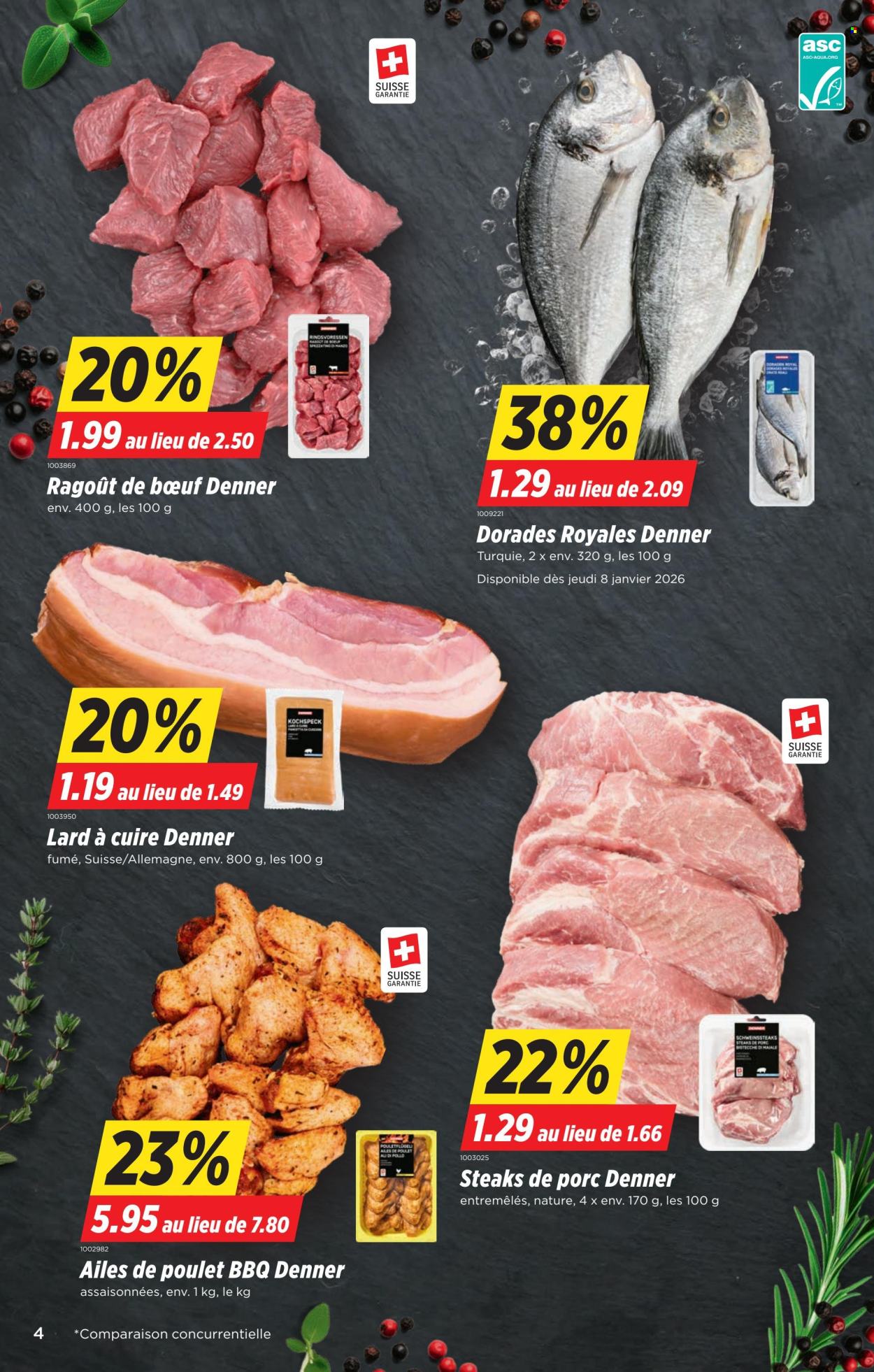 Catalogue Denner - 6.1.2026 - 12.1.2026. Page 4. Page 4