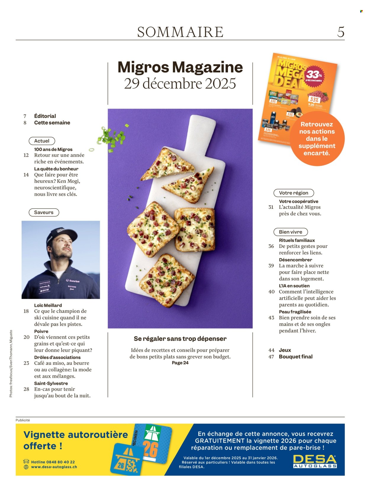 Catalogue Migros - 30.12.2025 - 5.1.2026. Page 5. Page 5