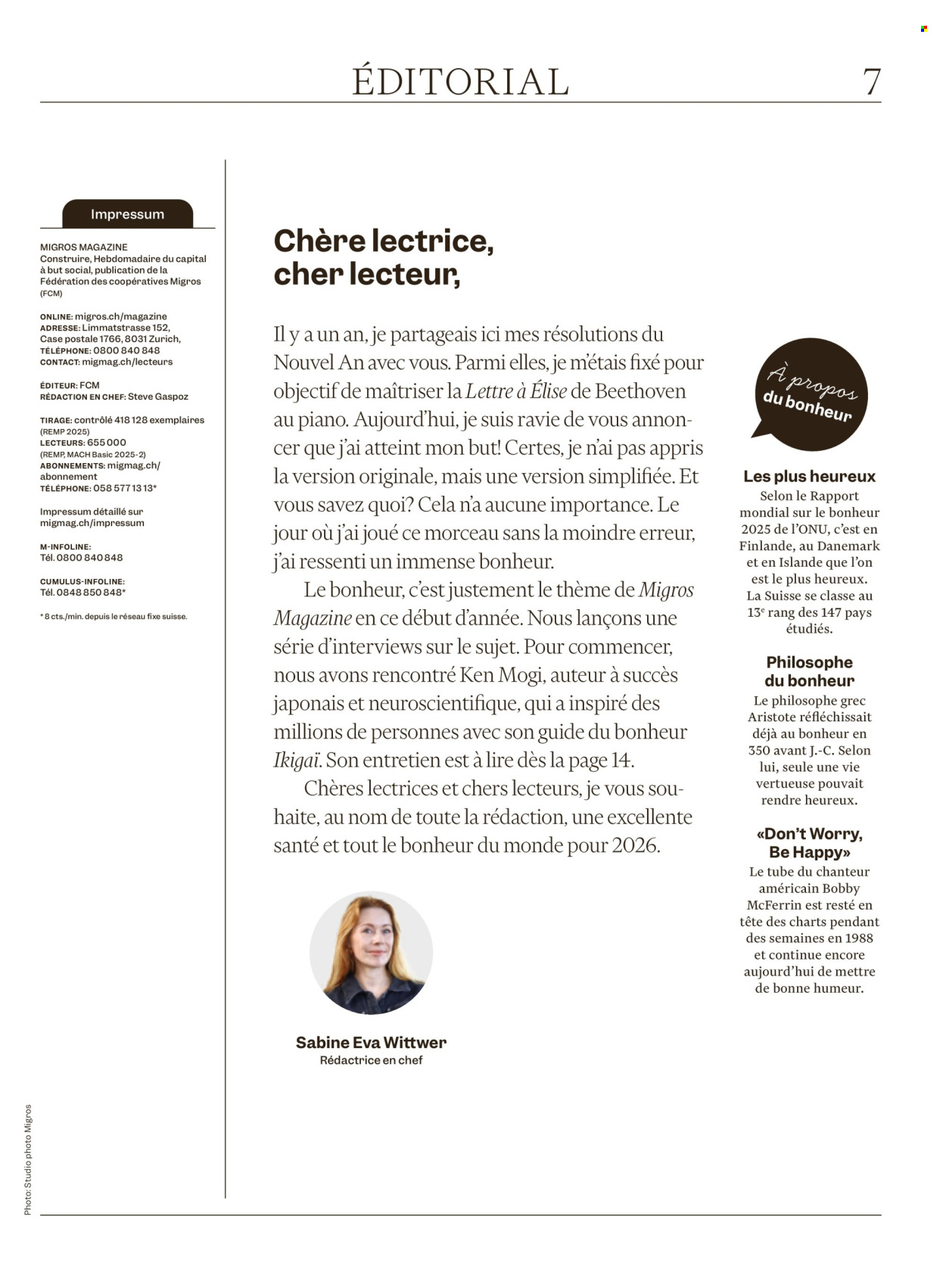 Catalogue Migros - 30.12.2025 - 5.1.2026. Page 7. Page 7