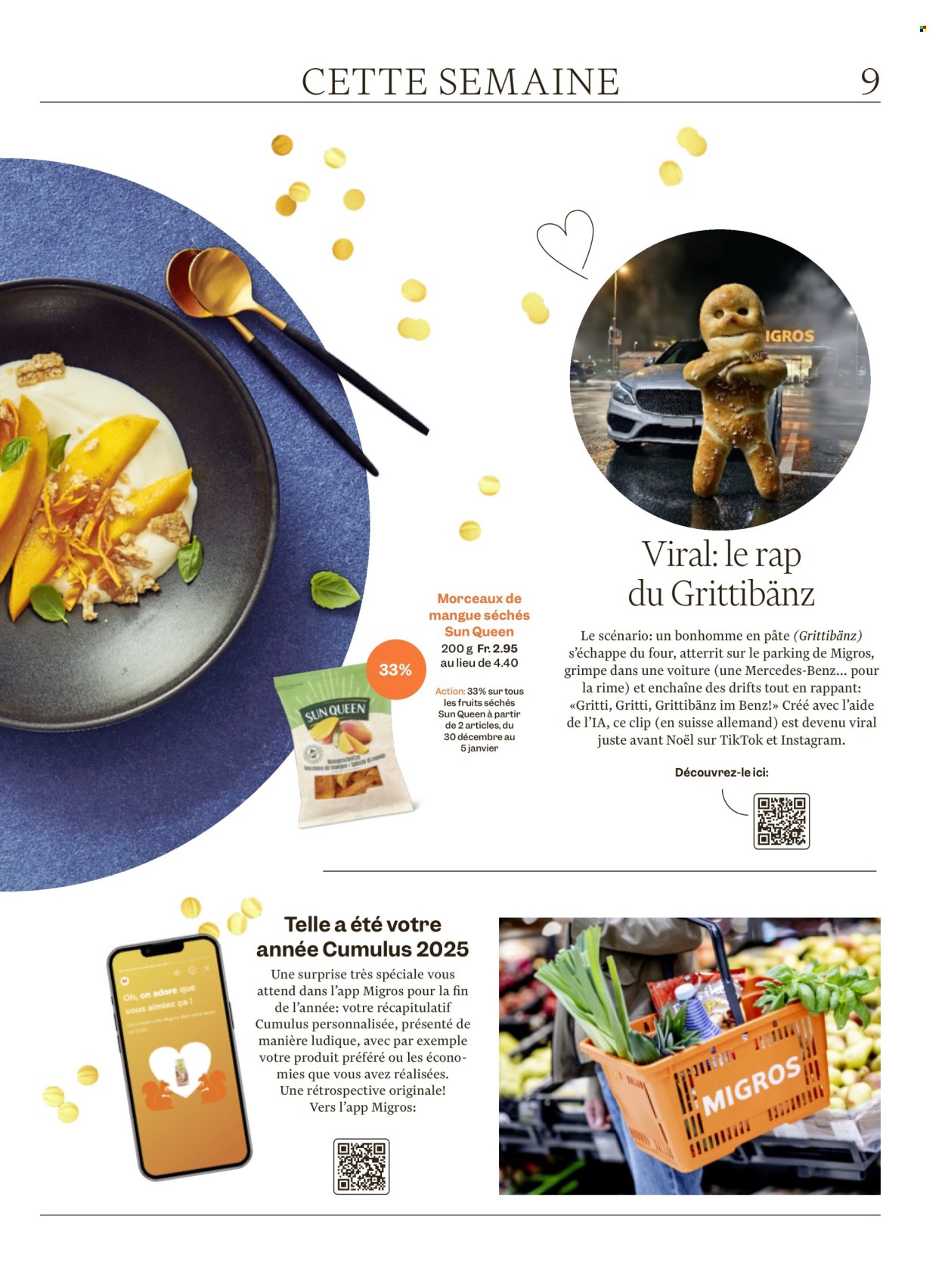Catalogue Migros - 30.12.2025 - 5.1.2026. Page 9. Page 9