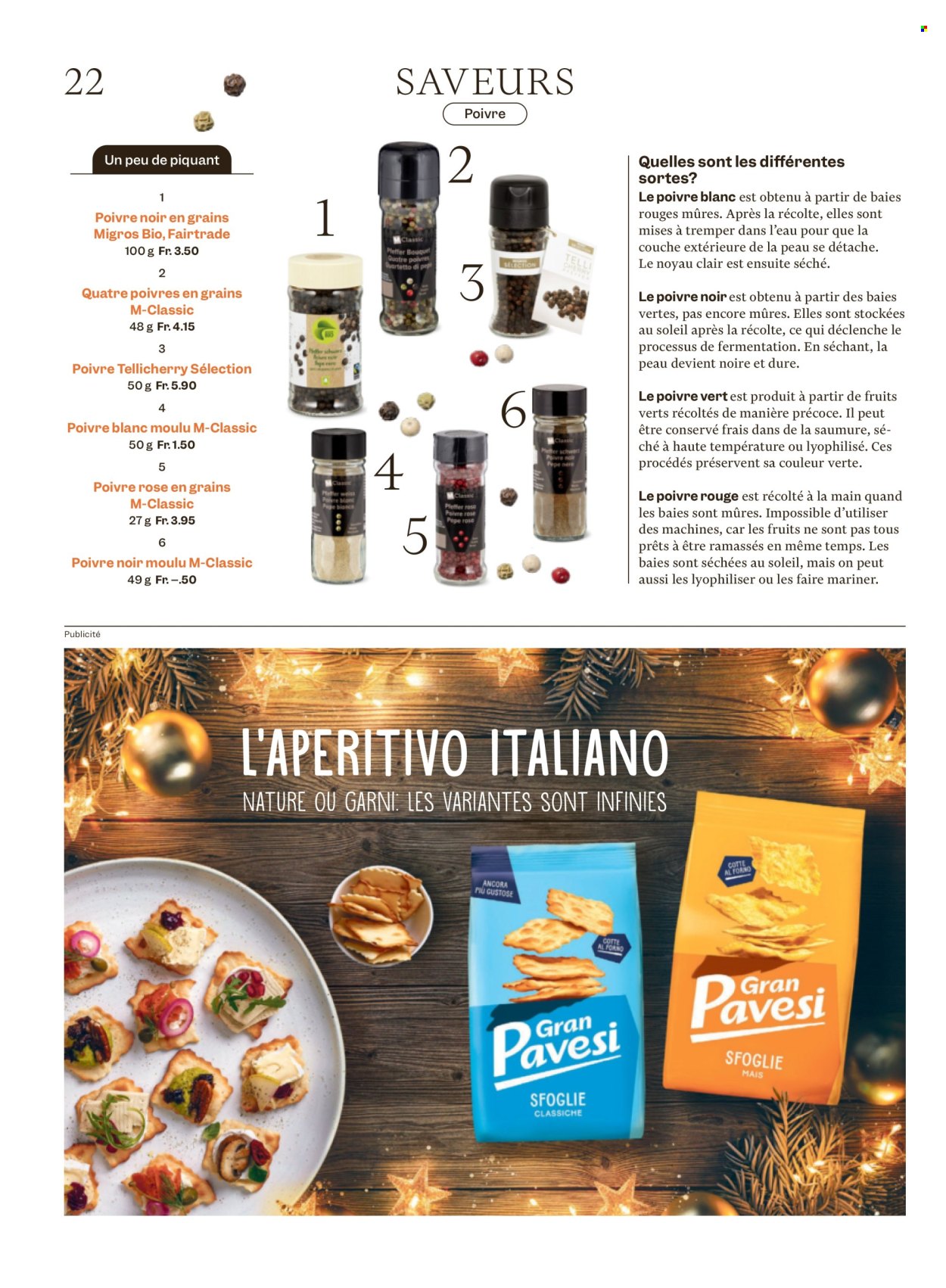 Catalogue Migros - 30.12.2025 - 5.1.2026. Page 22. Page 22