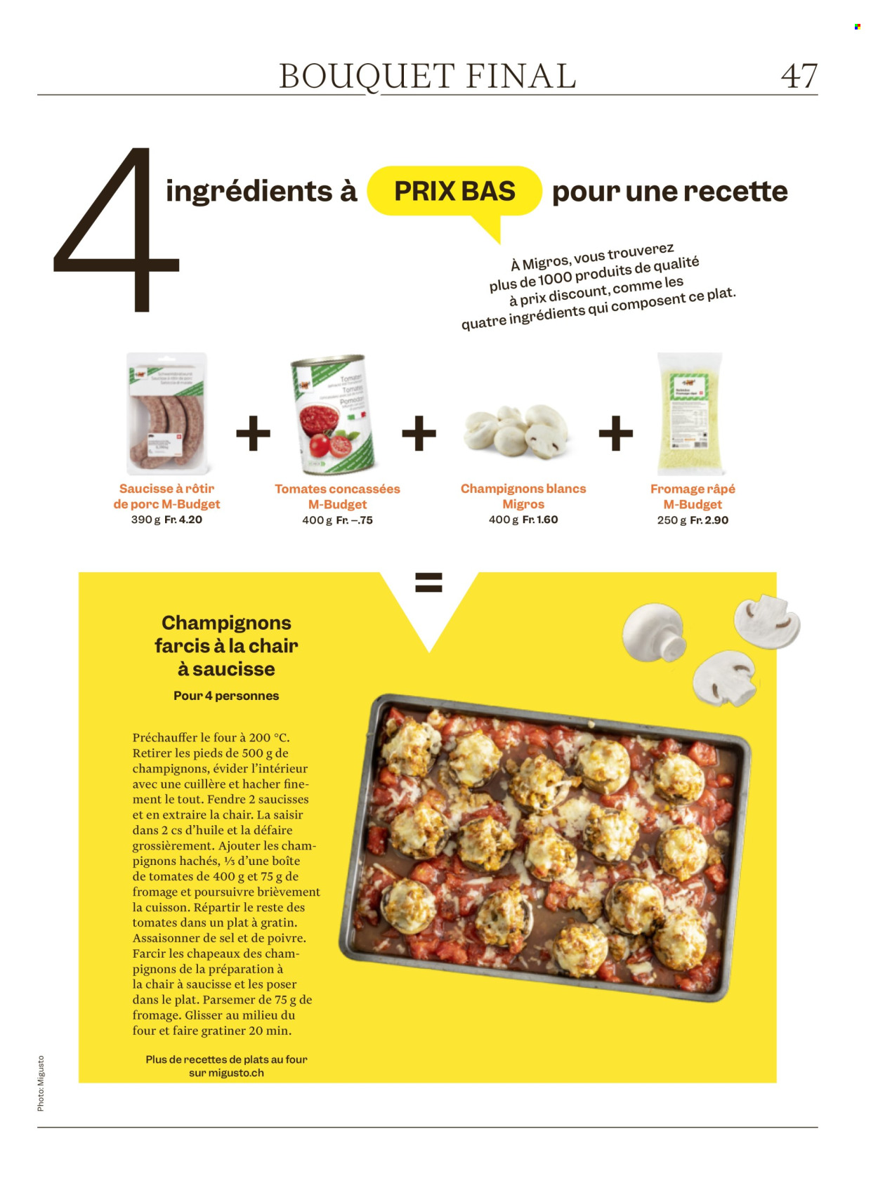 Catalogue Migros - 30.12.2025 - 5.1.2026. Page 47. Page 47