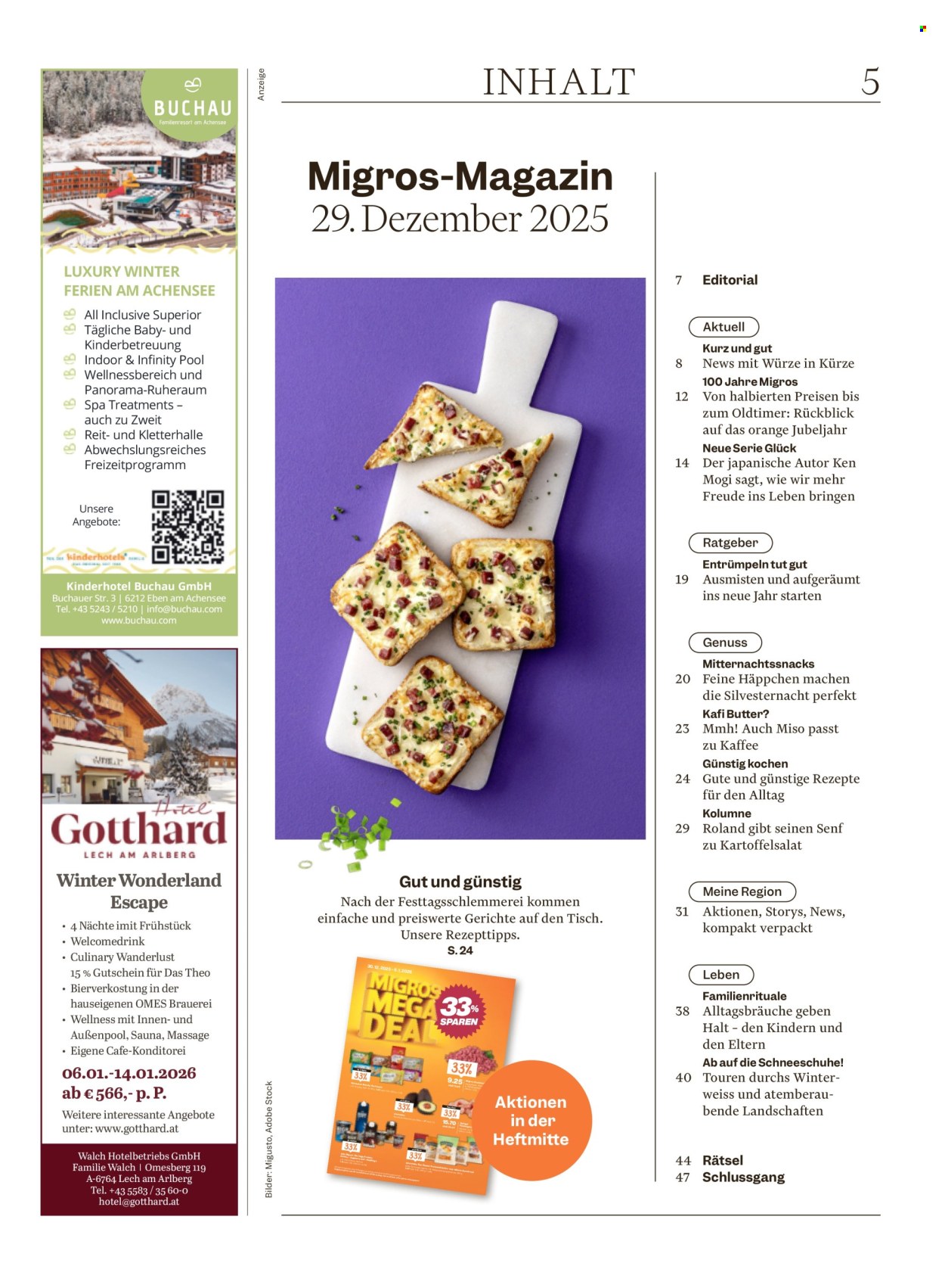 Catalogue Migros - 30.12.2025 - 5.1.2026. Page 5. Page 5