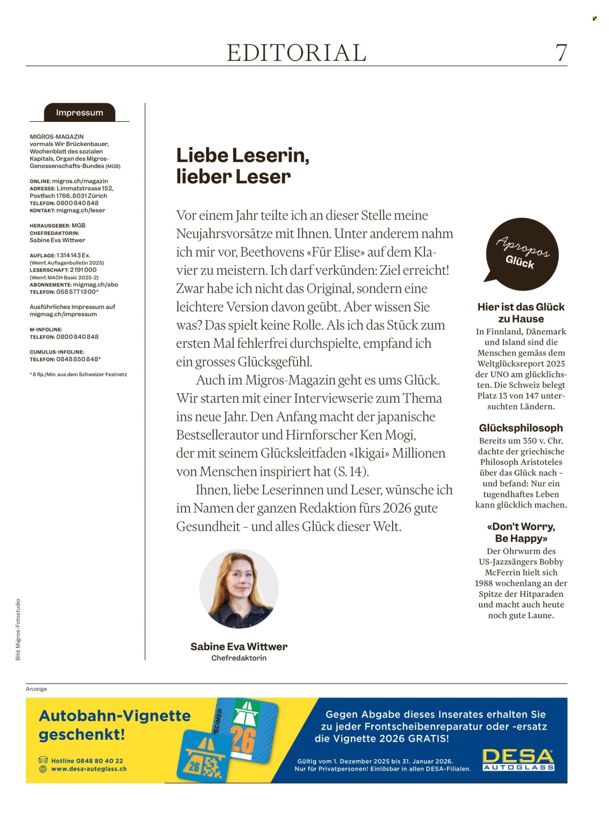 Catalogue Migros - 30.12.2025 - 5.1.2026. Page 7. Page 7