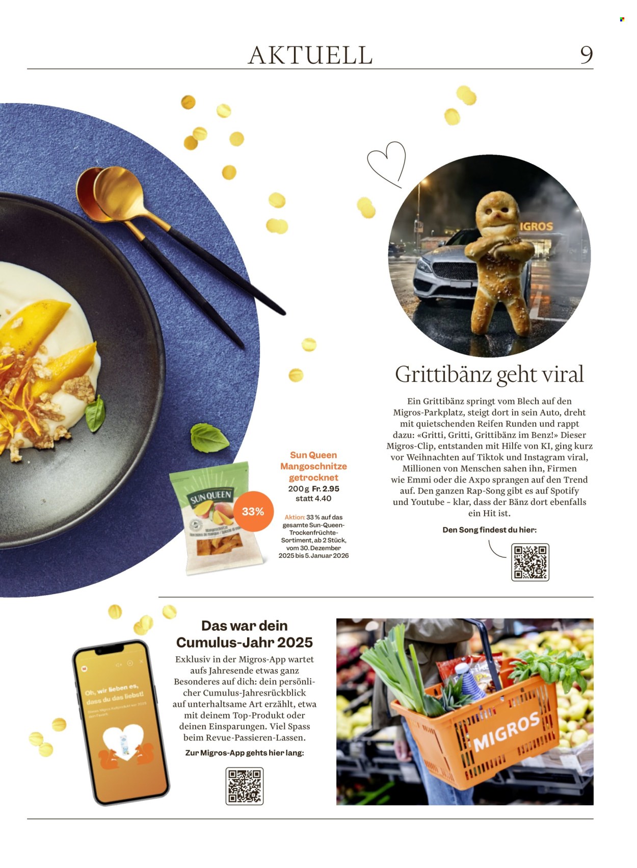 Catalogue Migros - 30.12.2025 - 5.1.2026. Page 9. Page 9