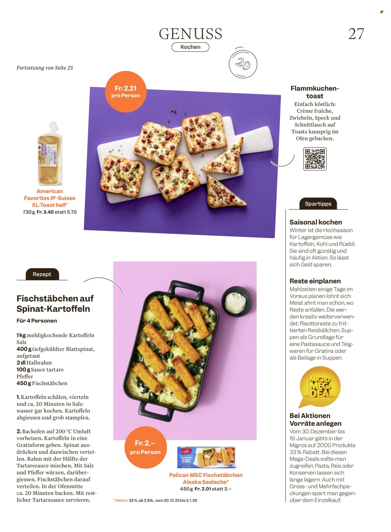 Catalogue Migros - 30.12.2025 - 5.1.2026. Page 27. Page 27