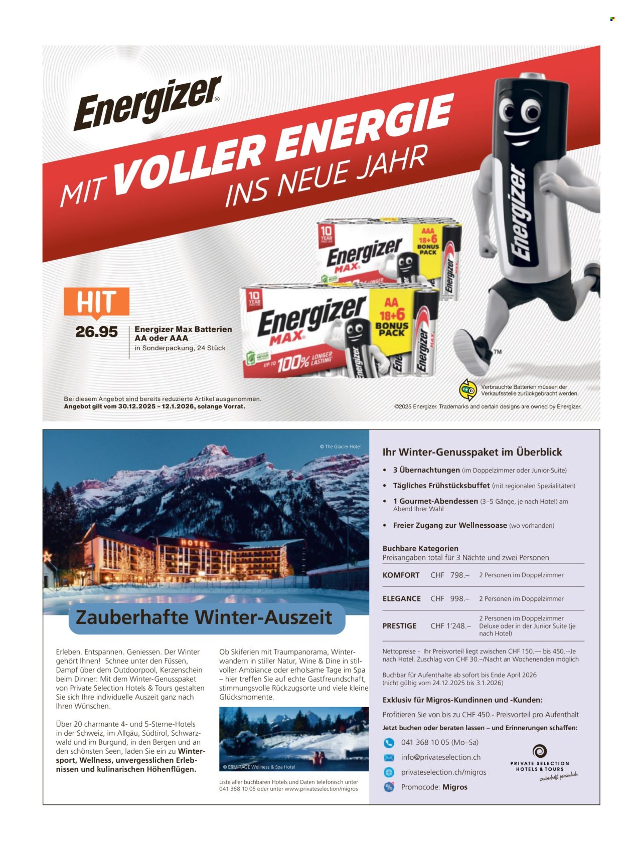 Catalogue Migros - 30.12.2025 - 5.1.2026. Page 28. Page 28