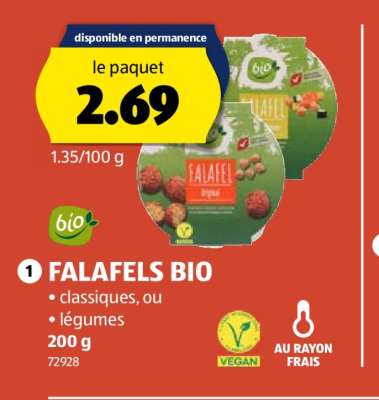 FALAFELS BIO