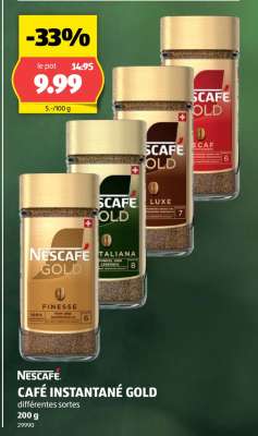 NESCAFÉ CAFÉ INSTANTANÉ GOLD