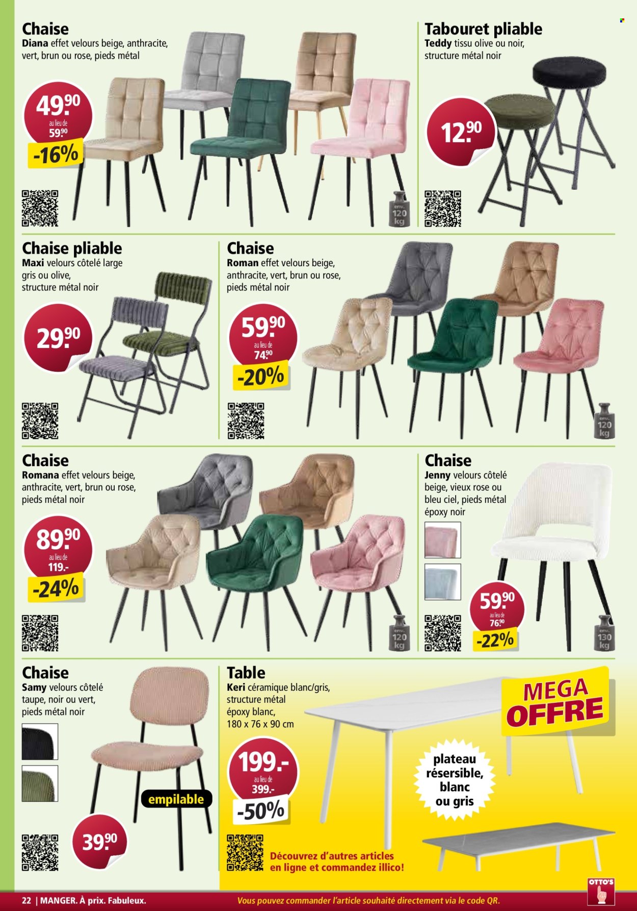 Catalogue Otto's. Page 22. Page 22