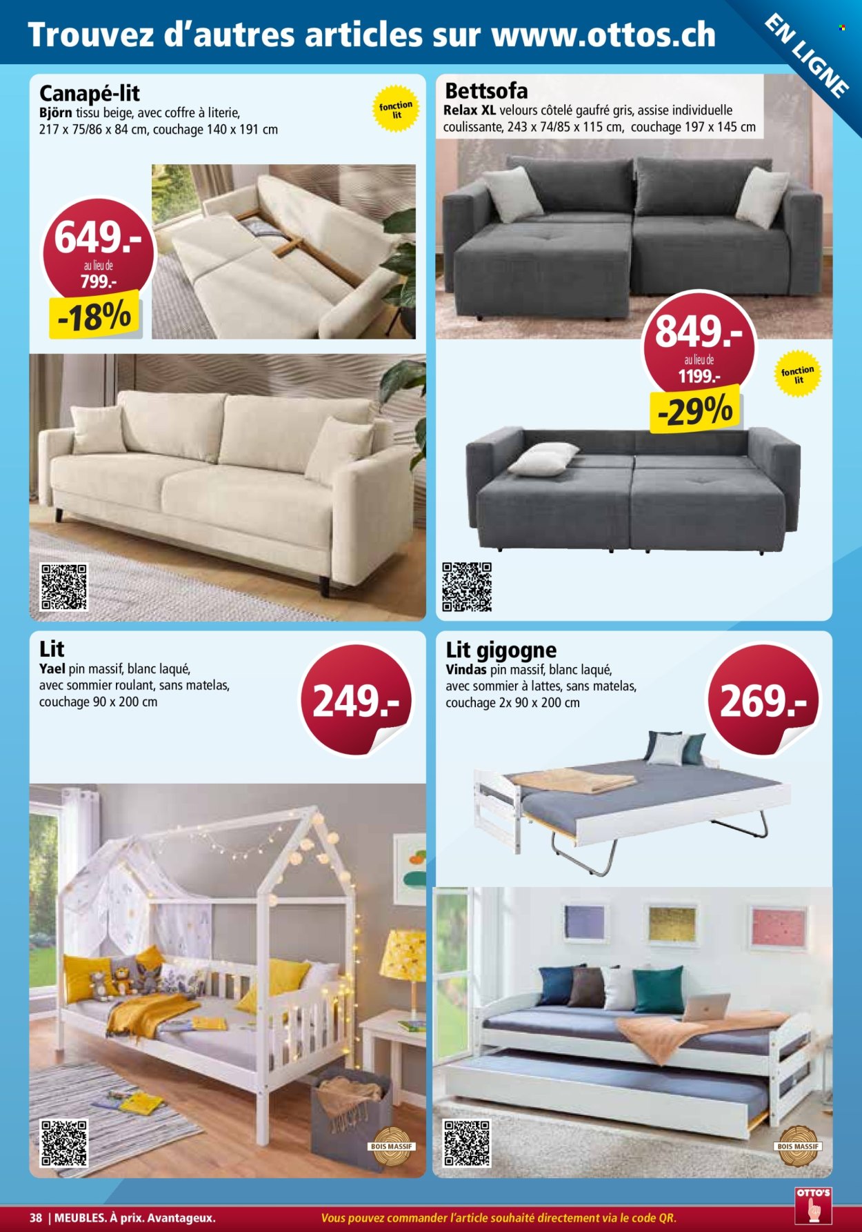 Catalogue Otto's. Page 38. Page 38