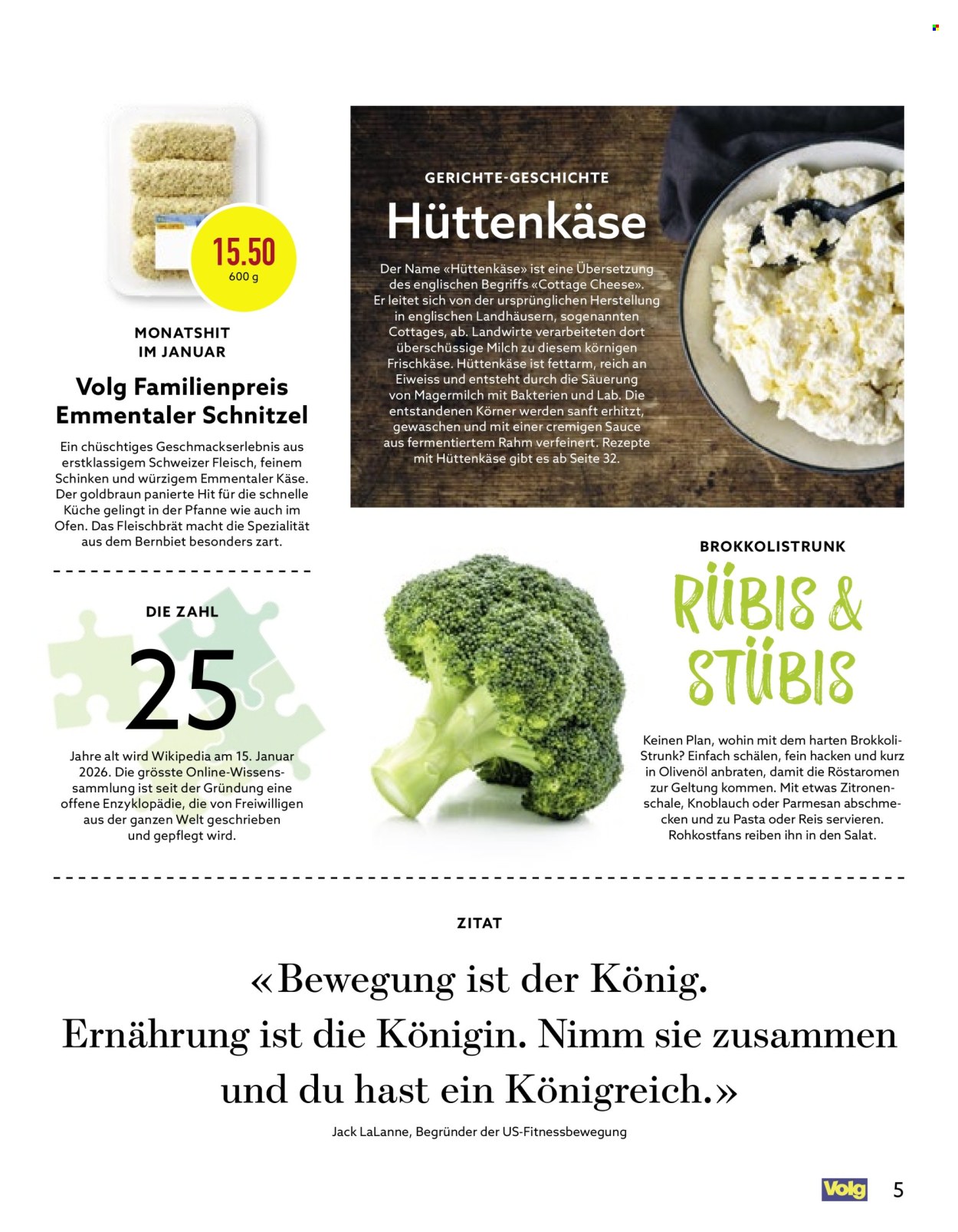 Catalogue Volg - 1.1.2026 - 31.1.2026. Page 5. Page 5