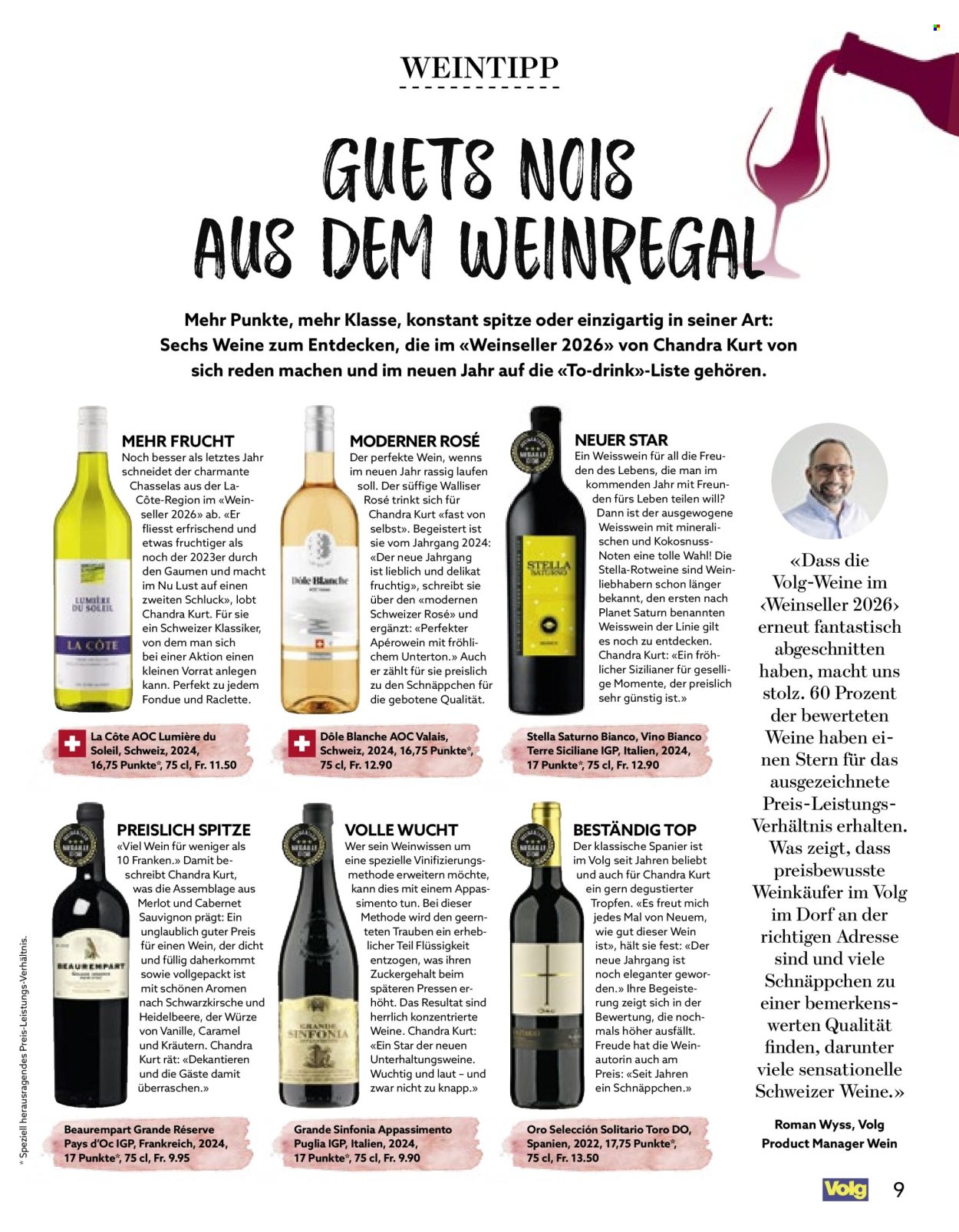 Catalogue Volg - 1.1.2026 - 31.1.2026. Page 9. Page 9