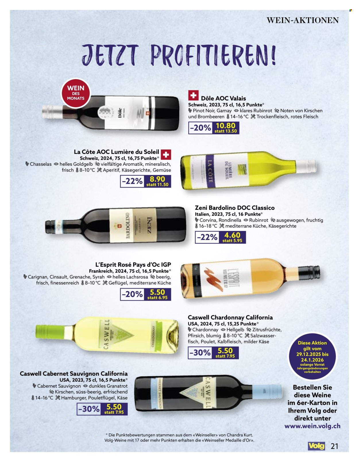 Catalogue Volg - 1.1.2026 - 31.1.2026. Page 21. Page 21